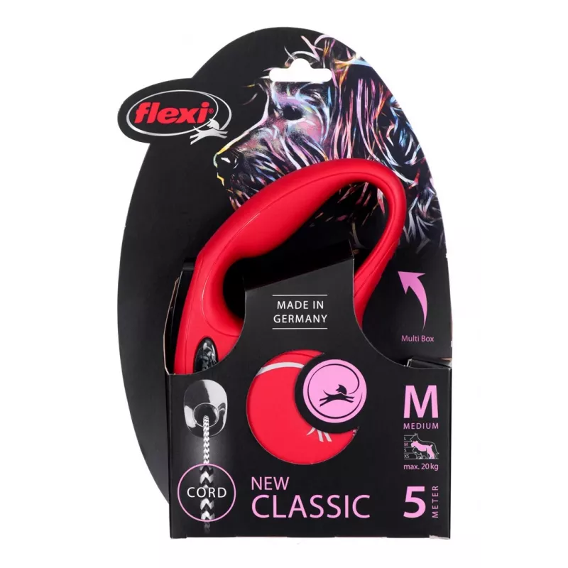 FLEXI new Classic M - correa retráctil - 5 m