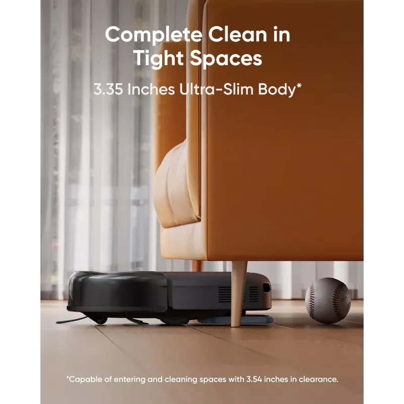 Anker Eufy | Robot aspirador con estación todo en uno | Omni C20 | Húmedo y seco | 7000 Pa | Gris
