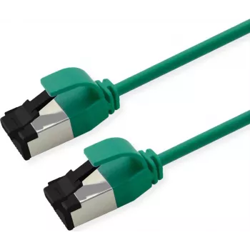 Cable de parcheo U/FTP ROLINE Cat.8.1 LSOH delgado verde 0,15 m (21.15.3240)
