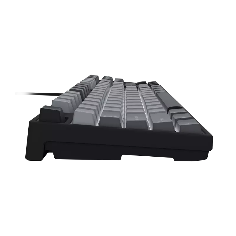Teclado gaming NATEC Fury Kanabo K2 US blanco retroiluminado mecánico negro-gris