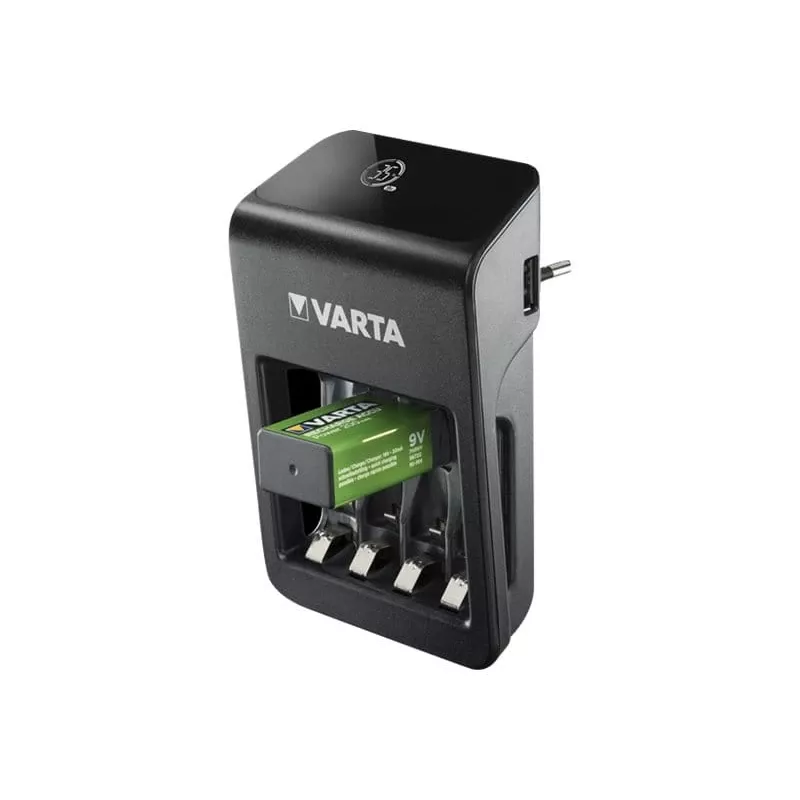 Cargador de baterías Varta 57687 pila doméstica AC