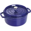 Cocotte redonda de hierro fundido Staub 24 cm Azul oscuro