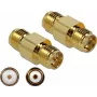 Conector de cable DeLOCK 89975 SMA RP-SMA dorado