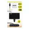 Hub USB Port Designs 900121 USB 3.2 Gen 1 Type-A 5000 Mbit/s negro