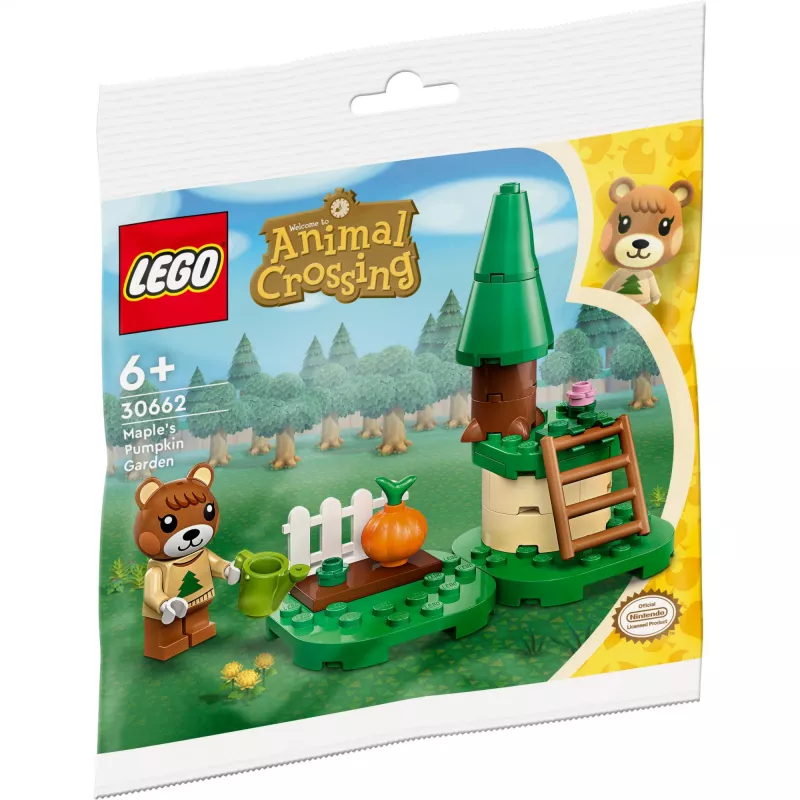 30662 Animal Crossing Monas Pumpkin Garden, juguete de construcción Polybag