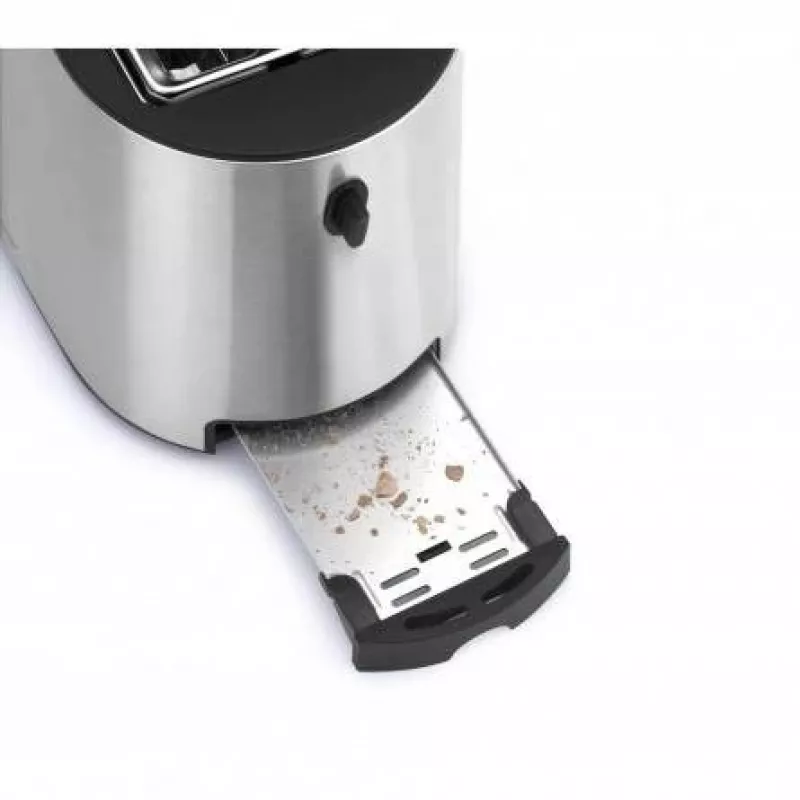 Tostadora WMF Bueno Pro 6 — 2 rebanadas, 870 W, plata/negra