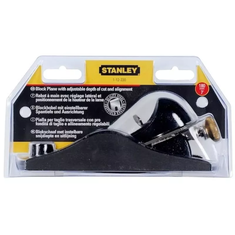 Cepillo de bloque Stanley ajustable 1-12-220
