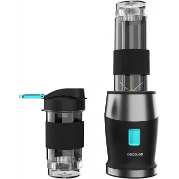 Batidora Cecotec | Power Titanium 900 ProGo | de sobremesa | 900 W | capacidad del recipiente 2x0,57 L | trituración de hielo | negra