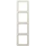 Jung CD 500 CD 584 W marco de 4 elementos, vertical/horizontal, blanco