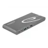 Base de acoplamiento DeLOCK USB Type-C DP 1.4 Triple 4K Display