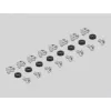 Delock - Unidad extraíble para rack - negra - 1U - 48,3 cm (19