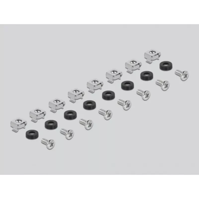 Delock - Unidad extraíble para rack - negra - 1U - 48,3 cm (19