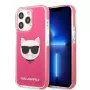 Karl Lagerfeld KLHCP13XTPECPI iPhone 13 Pro Max 6.7 funda rígida fucsia/FUSCHIA Choupette Head