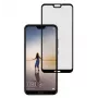 Protector de pantalla de cristal templado completo Tellur para Huawei P20 Lite – compatible con funda, negro