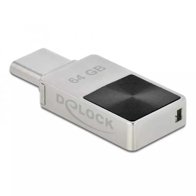 Unidad flash USB DeLOCK 64 GB USB-C 3.2 Gen 1 carcasa de metal mini