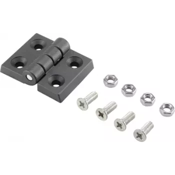 Basetech Bisagra de plástico 60x45x8mm 60 mm 1 unidad (BT-1697227)