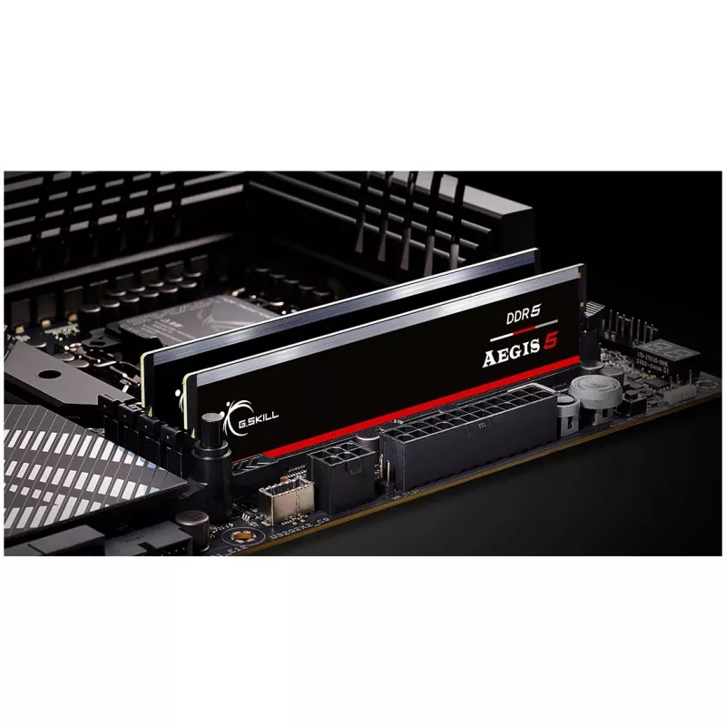 DIMM 64 GB DDR5-5200 (2x 32 GB) Dual-Kit, memoria RAM negra, F5-5200J4040A32GX2-IS, Aegis 5, INTEL XMP, AMD EXPO