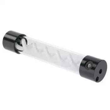Depósito Barrow T Virus TLYK305 b 305 mm negro/blanco para circuitos de refrigeración líquida personalizados