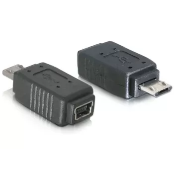 Adaptador USB micro-B macho a Mini-USB de 5 pines DeLOCK 65063