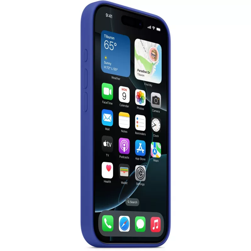 Funda de silicona Apple iPhone 16 Pro MagSafe ultramar
