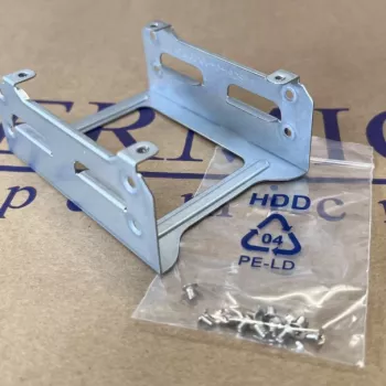 Carcasa para disco duro Supermicro MCP-220-51401-0N para unidad de 2,5 pulgadas, plateada, un compartimento
