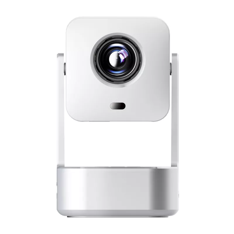 EXTRALINK SMART Proyector CINEMA&KARAOKE IMS360 1920X1080P ANDROID 13 proyector para películas, juegos y música CON 2 MICRÓFONOS Blanco 300 lúmenes LCD