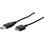 Cable USB ShiverPeaks para Sony MP3 Walkman – longitud 1,5 m, modelo 77386