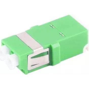 ShiverPeaks S/CONN 07-60031 acoplador de fibra óptica LC-LC Duplex con obturador, verde