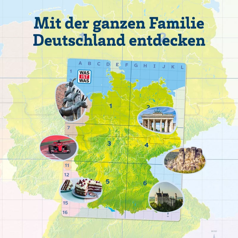 WAS IST WAS - Entdecke Germany, juego de mesa