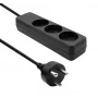 Regleta de enchufes ProXtend K3-KIT15B de 3 tomas, cable de 15 m
