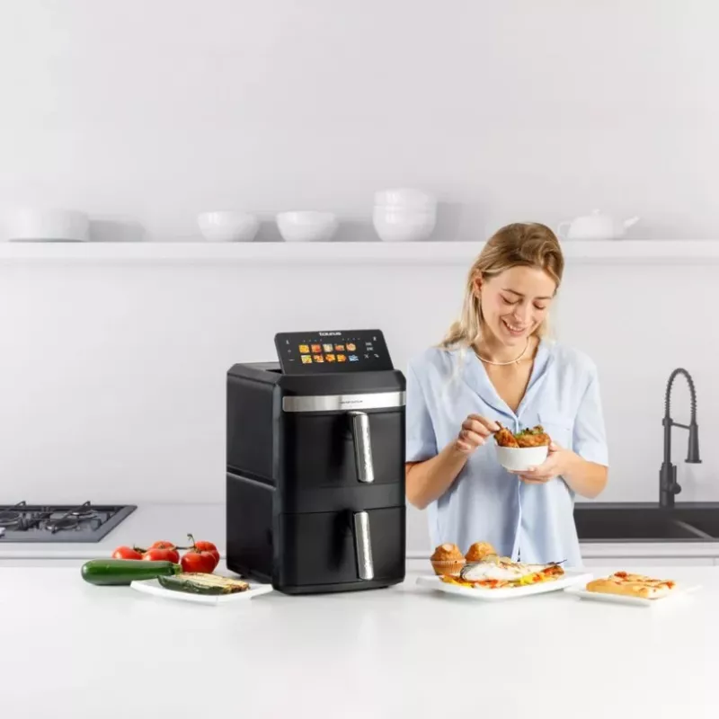 Freidora de aire sin aceite Taurus Air Duo Slim con dos cestas