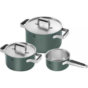 Set de menaje ZWILLING PURE 1028857 — acero inoxidable, apto para inducción