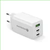 Cargador everActive SQ-655Q 65W, 1×USB-A + 2×USB-C carga rápida