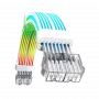 Gamemax cable alargador de fuente de alimentación VGA/CPU 2x8PIN-W, blanco