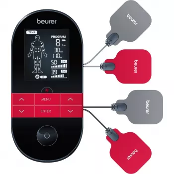 Electroestimulador TENS/EMS Beurer EM 59 Heat - 64 programas, batería