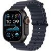 Correa Apple 49mm Navy Ocean Band Extension negra acabado titanio