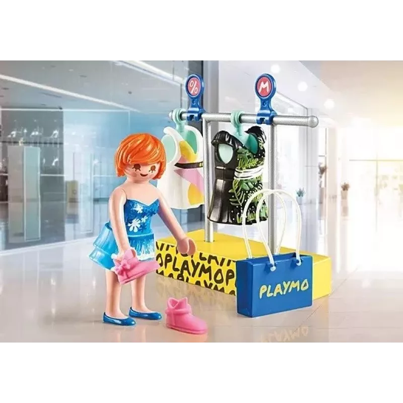 Playmobil 71539 My Life: puesto de ropa