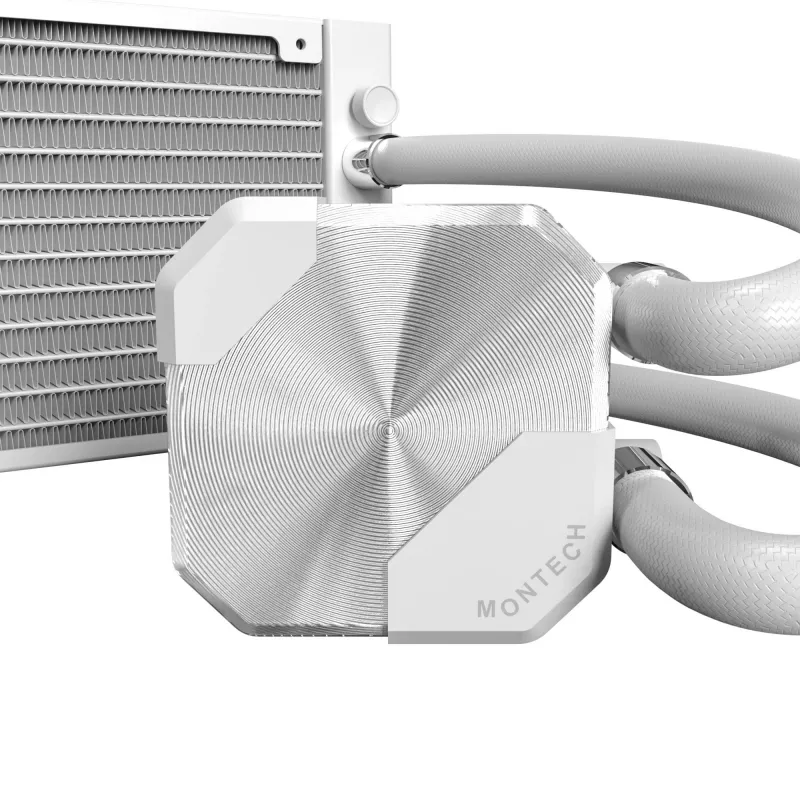 Refrigeración líquida Montech HyperFlow Silent AiO - 360 mm, blanco