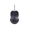 Teclado de tamaño completo con cable Gembird KBS-UM-04 USB QWERTY inglés US con ratón, negro, cable de 1,5 m