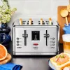 Tostadora Gastroback Design Digital 4S 4 rebanadas 1900 W acero inoxidable