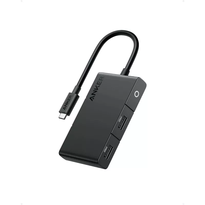 Anker 332 A8356G11 hub USB-C 5-in-1, HDMI 4K para una sola pantalla, negro