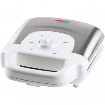 Gofrera Domo DO9222W 2 gofres 900 W negro blanco