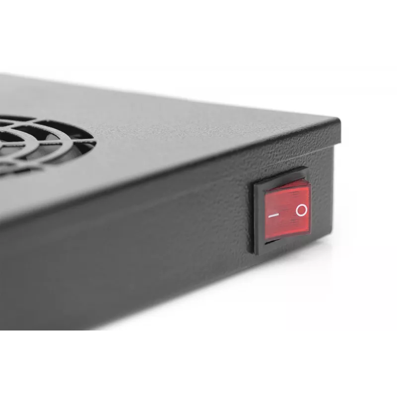 Digitus unidad de ventilador para instalación variable de 483 mm (19