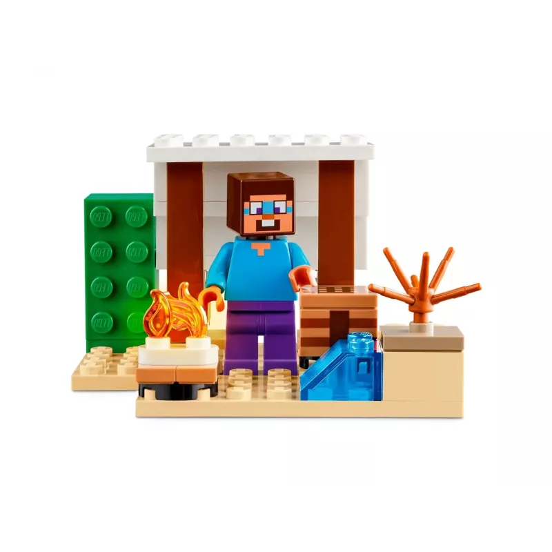 LEGO Minecraft 21251 Expedición al desierto de Steve Set de construcción de bioma de juguete