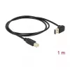 Cable USB DeLOCK 85558 USB 2.0 1 m USB A USB B negro