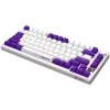 LORGAR KBP7075W, teclado gaming mecánico inalámbrico 75% Pro, blanco, distribución EN