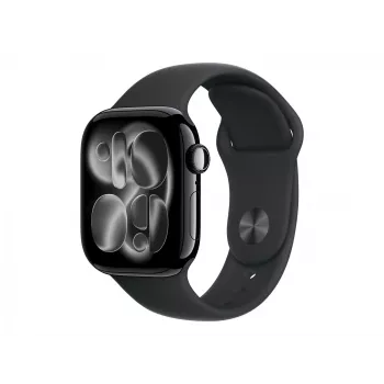 Apple Watch Series 11 GPS + Cellular 42mm caja de aluminio negro con correa deportiva negra – M/L | Apple