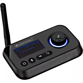 Transceptor Bluetooth Omnitronic BDT-5.2PRO Aptx HD — transmisor y receptor inalámbrico para audio