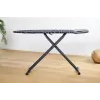 Tabla de planchar de tamaño completo Taurus 994178000 – 410 x 1250 mm, altura ajustable hasta 930 mm, funda de algodón, negra