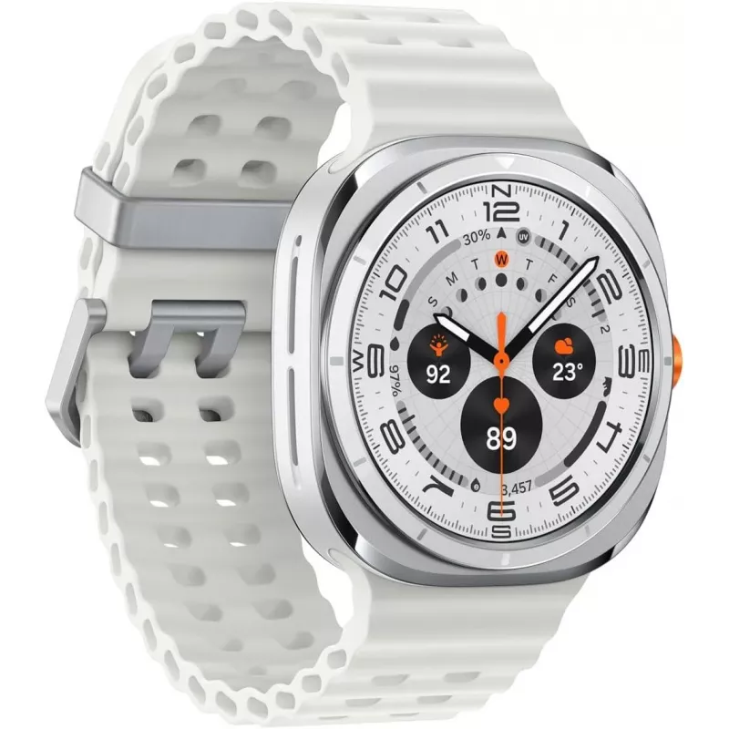 Smartwatch Samsung Galaxy Watch Ultra 47 mm Titanium White — AMOLED 1,5 pulgadas, 4G, 64 GB, 590 mAh